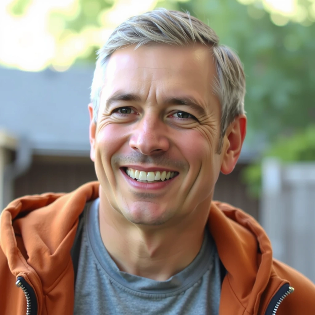 Retrato de Juan P., cliente satisfecho.