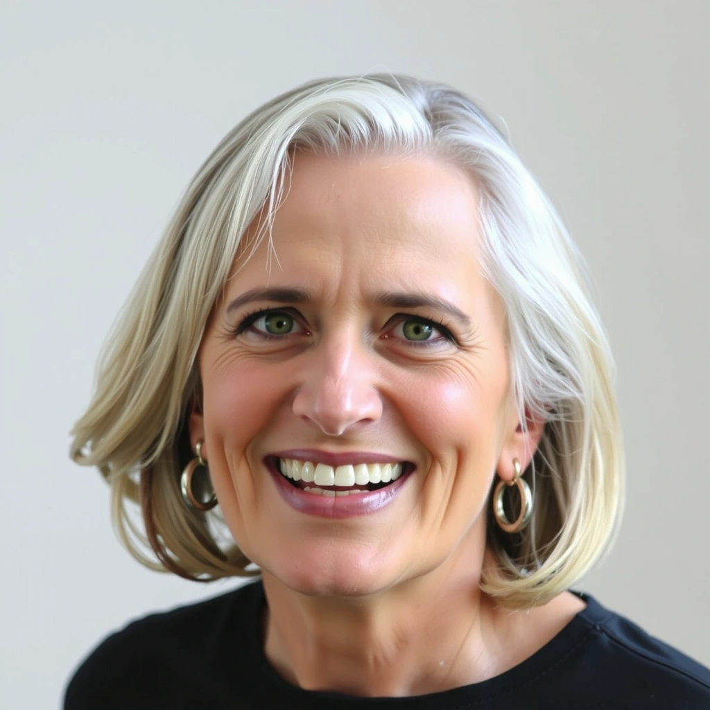 Retrato de María G., clienta satisfecha.