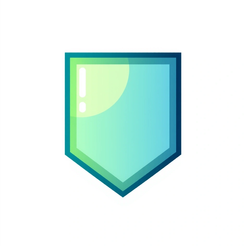 Escudo protector estilizado como símbolo de inmunidad