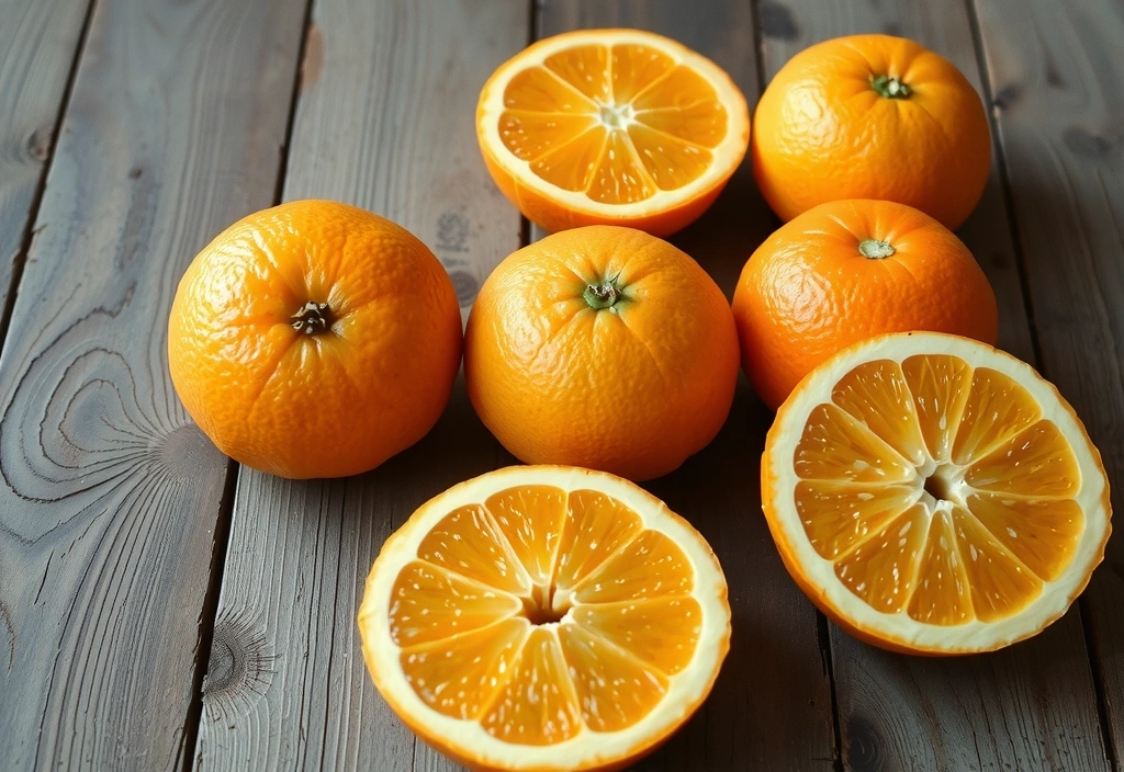 Naranjas frescas y jugosas